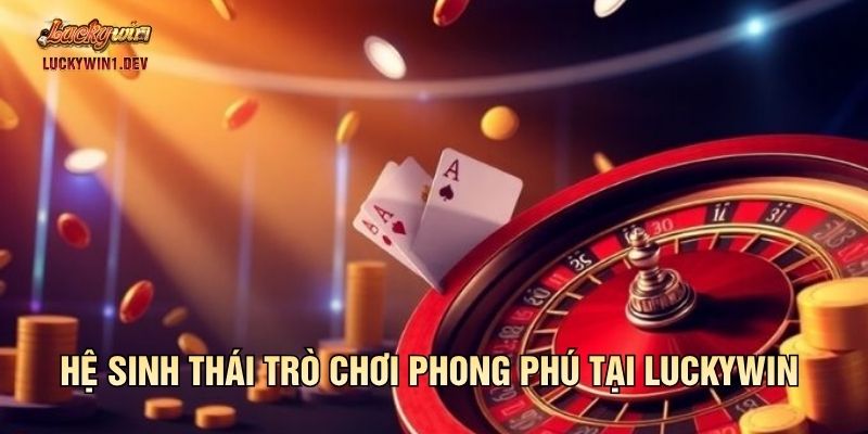 Hệ sinh thái trò chơi phong phú tại Luckywin
